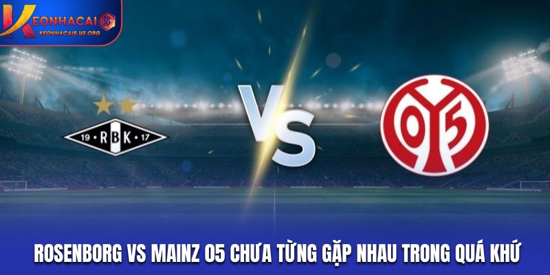 Rosenborg vs Mainz 05 chưa từng gặp nhau trong quá khứ