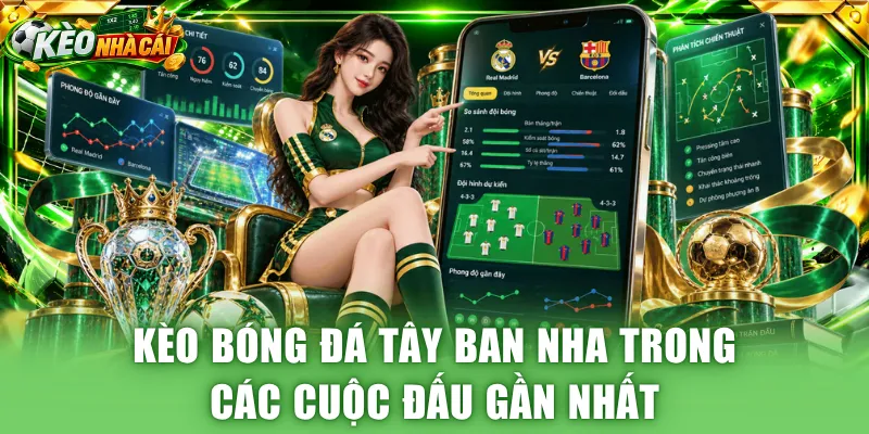 Kèo bóng đá Tây Ban Nha trong các cuộc đấu gần nhất